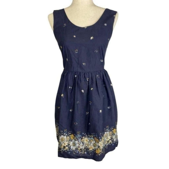 Princess Highway Dresses & Skirts - Princess Highway Navy Floral Fit & Flare Mini Dress  Cottagecore US SZ 4